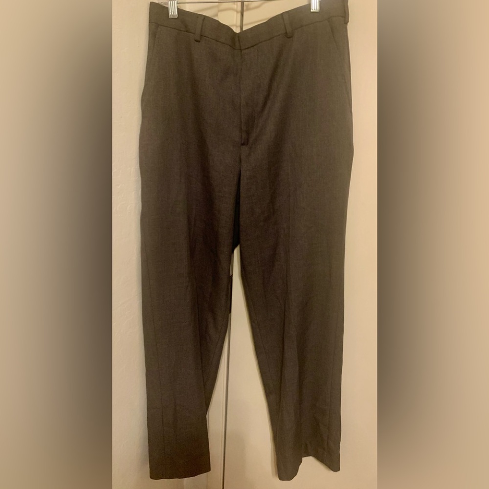 Vintage Men's Botany 500 Dark Grey Pants 34 Medium